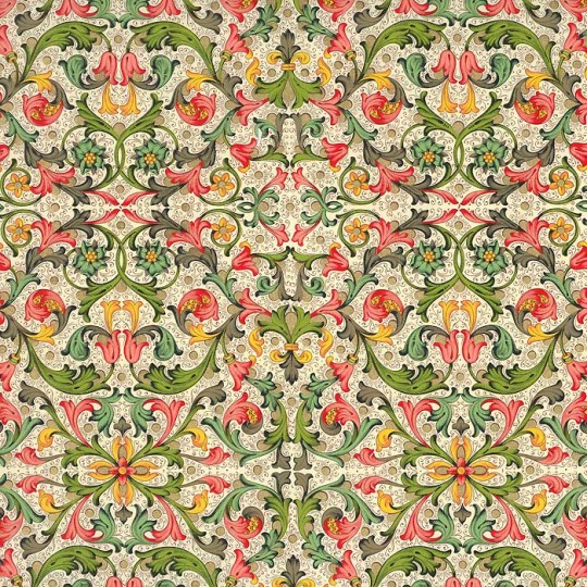 Tiled Floral Florentine Print Paper ~ Rossi Italy
